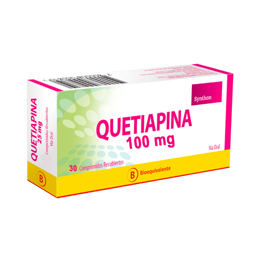 Quetiapina 100 mg x 30 Comprimidos Recubiertos