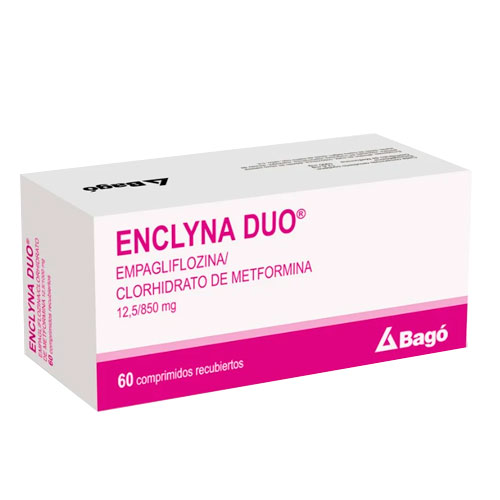 Enclyna Duo12,5 mg / 850 mg x 60 Comprimidos