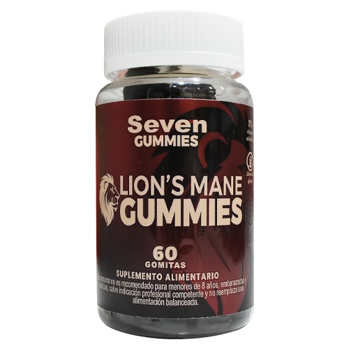 Gummies Lions Mane x 60 Gomitas (Sabor Frutos Rojos) (Melena Leon)