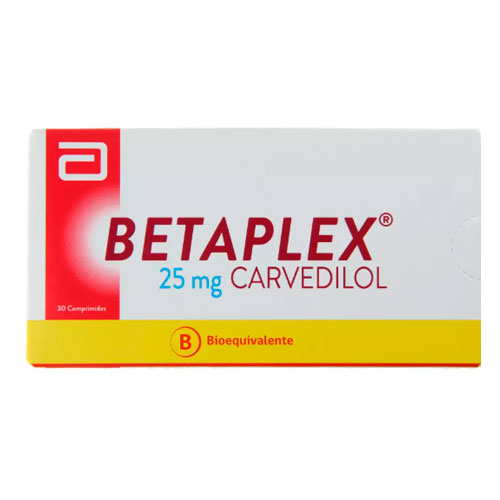Betaplex Carvedilol 25 mg x 30 Comprimidos (cenabast)