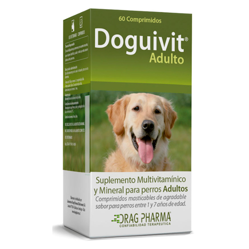 Doguivit Adulto x 60 comprimidos (Multivitamínico Perros)