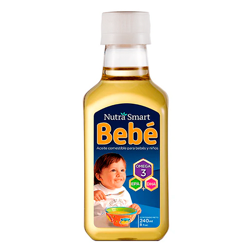 Nutra Smart Aceite Omega 3 Para Bebes Y Niños 240 ml