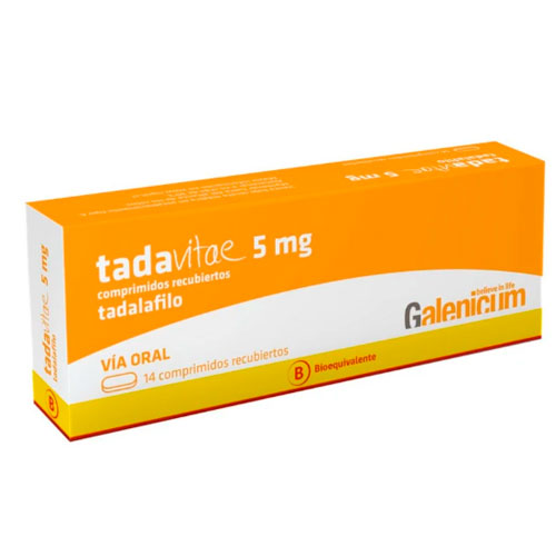 Tadavitae Tadalafilo 5 mg x 14 Comprimidos Recubiertos