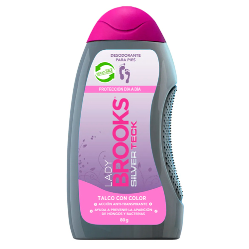 Talco Lady Brooks Silver Teck 80 Grs