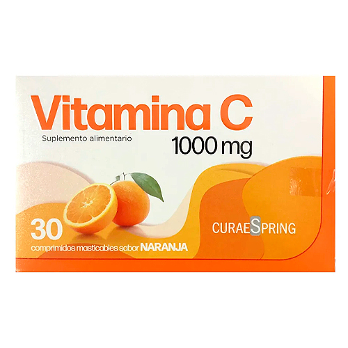 Vitamina C 1000mg x 30 Comprimidos Masticables