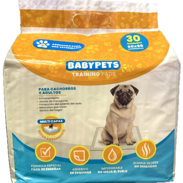 Sabanillas para perro Baby Pets 60x60 cm x 30 Und