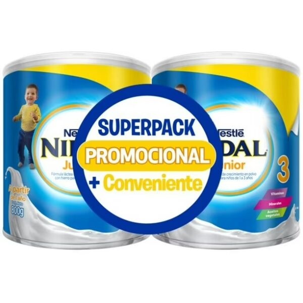 Pack Fórmula Láctea NIDAL Junior 800 Gr x 2 Und