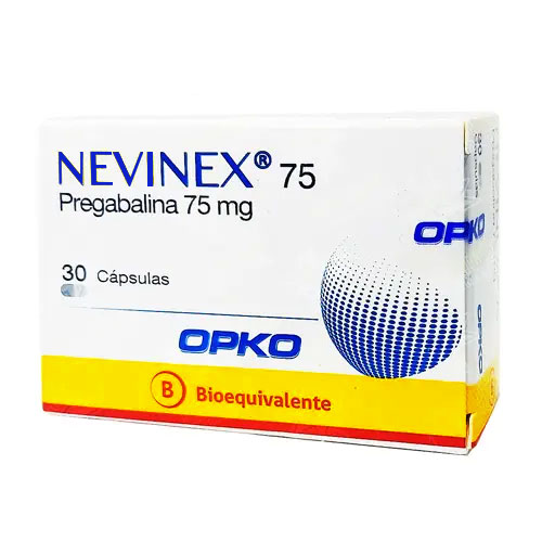 Nevinex 75 mg x 30 capsulas