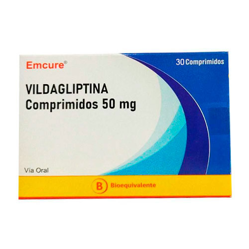 Vildagliptina 50mg x 30 Comprimidos