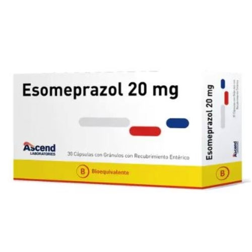 Esomeprazol 20 mg x 30 cápsulas