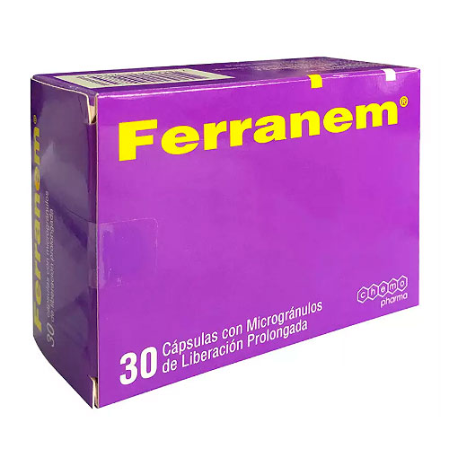 Ferranem x 30 cápsulas microgránulos de liberación prolongada