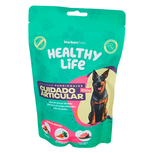 Galletas Perro Libre De Granos Healthy Life Cuidado Articular 200g