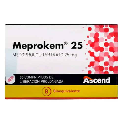 Meprokem 25mg x 30 Comprimidos De Liberación Prolongada