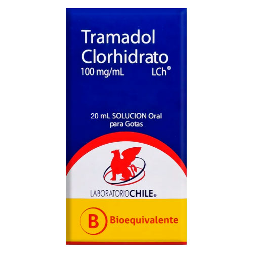 Tramadol Clorhidrato 100 mg/mL solución oral para gotas x 20 mL (Cenabast)