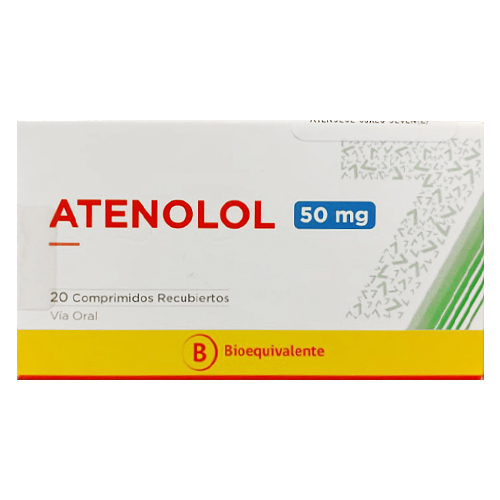 Atenolol 50 mg x 20 Comprimidos (cenabast)