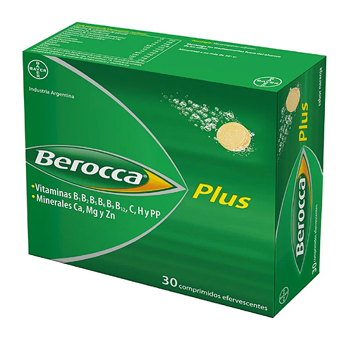 Berocca Plus x 30 Comprimidos Efervescentes
