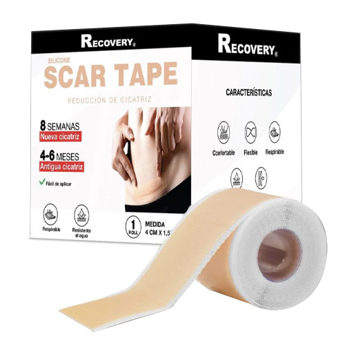 Parche Silicona Cesárea Cicatriz Recovery 4 cm x 1,5 mt