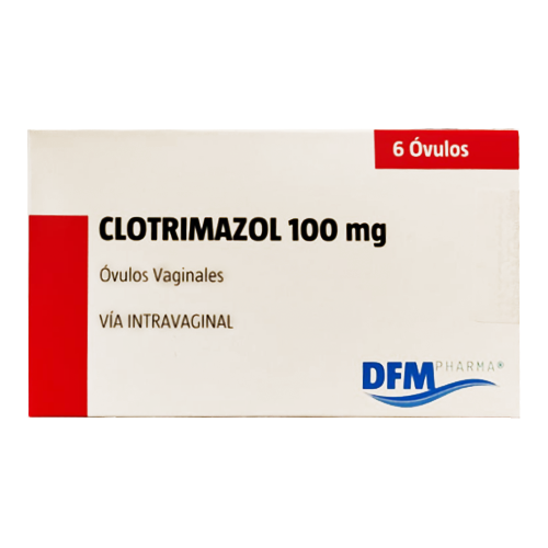 Clotrimazol 100 mg x 6 óvulos (cenabast)