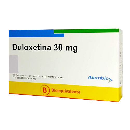 Duloxetina 30 mg x 30 Cápsulas