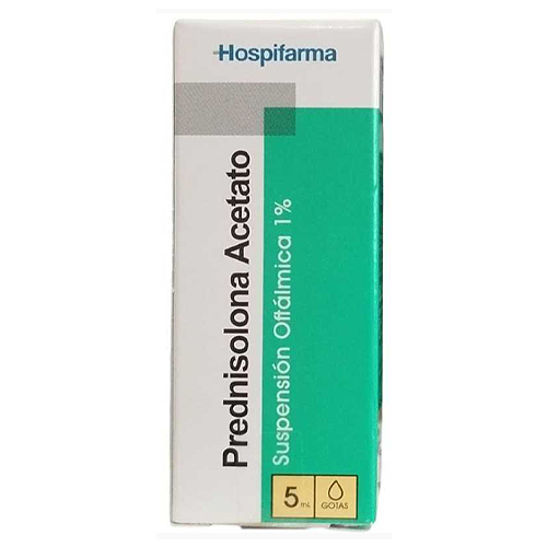 Prednisolona Acetato Suspension oftalmica 1% x 5 ml.