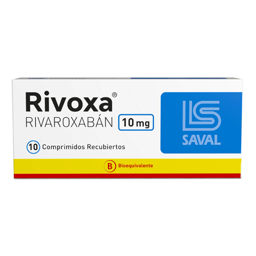 Rivoxa 10 mg x 10 Comprimidos Recubiertos