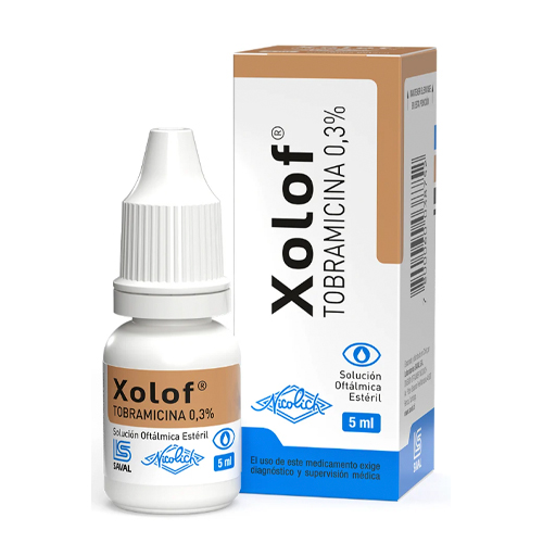 Xolof Tobramicina 0,3% Solucion Oftalmica x 5 mL (cenabast)