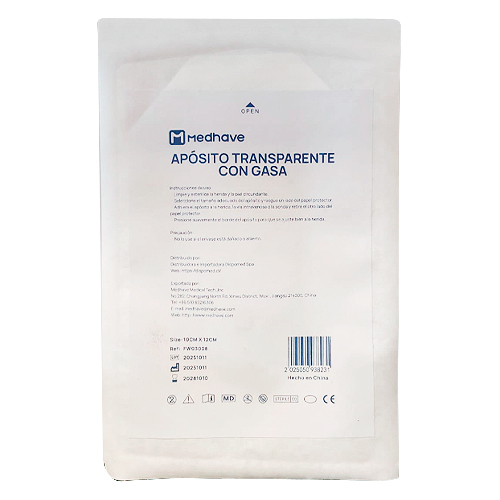 Apósito Transparente con Gasa x 1 unidad