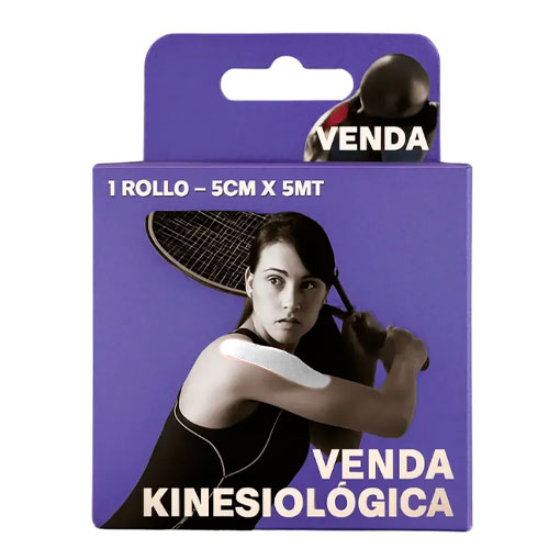 Venda Kineseologica Medhave Blanca 5 cm x 5 Mts