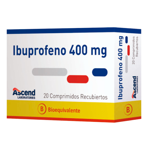 Ibuprofeno 400 mg x 20 Comprimidos recubiertos