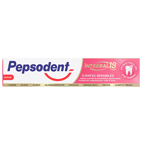 Pepsodent Integral 18 Dientes Sensibles 75g