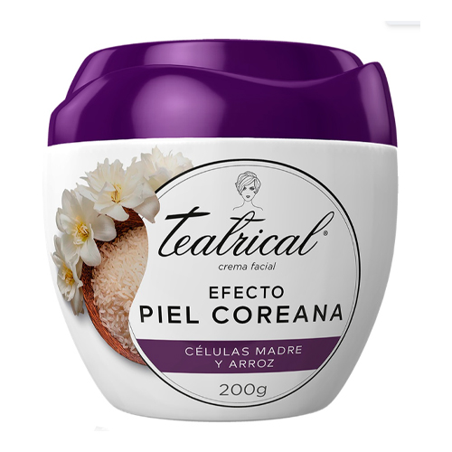 Teatrical Crema Facial Efecto Piel Coreana 200 g