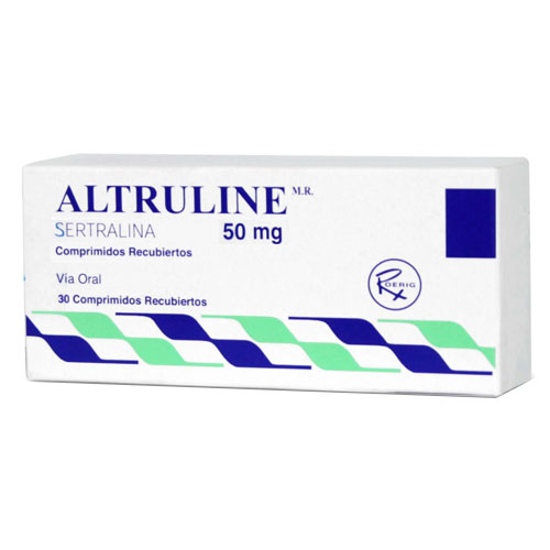 Altruline Sertralina 50 mg x 30 Comprimidos Recubierto