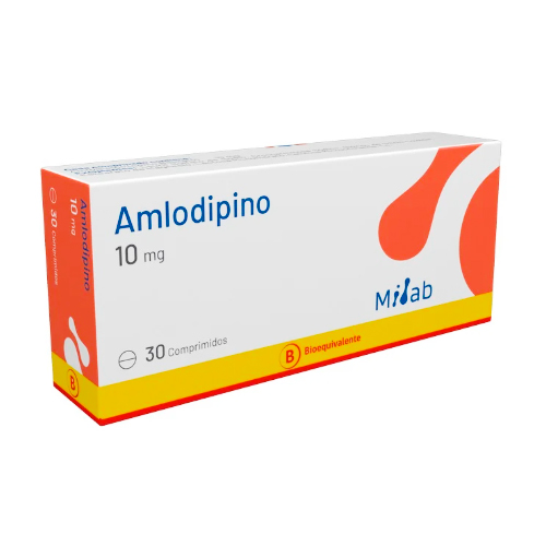 Amlodipino 10 mg x 30 comprimidos