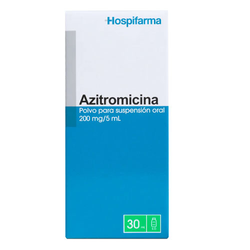 Azitromicina 200 mg/5 mL polvo para suspensión oral x 30 mL (cenabast)
