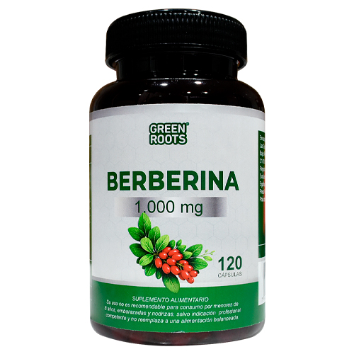 Berberina 1.000 mg x 120 cápsulas