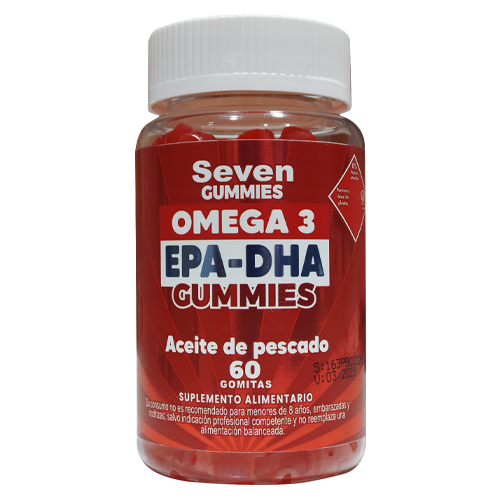 Seven Gummies Omega 3 EPA-DHA x 60 gomitas