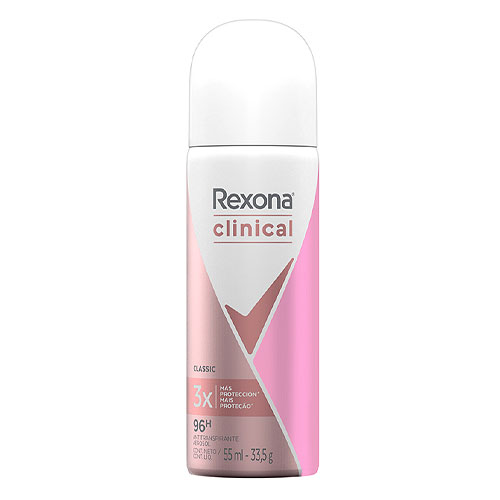 Rexona Clinical Antitranspirante Aerosol 55 ml