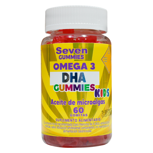 Seven Gummies Omega 3 DHA Kids x 60 gomitas