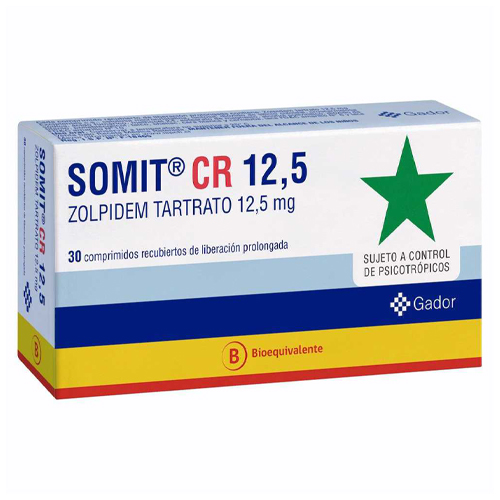 Somit CR Zolpidem 12,5 mg 30 Comprimidos