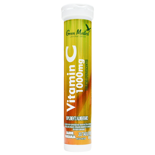 Vitamina C 1000mg x 20 tabletas efervecentes