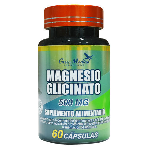 Magnesio Glicinato 500 mg x 60 cápsulas