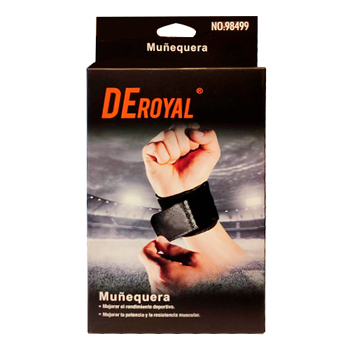 DeRoyal Muñequera Ajustable con Velcro