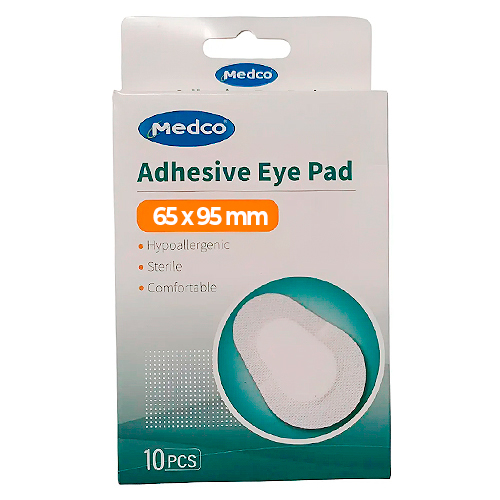 Parche Ocular 65×95 mm Medco x 10 Unidades