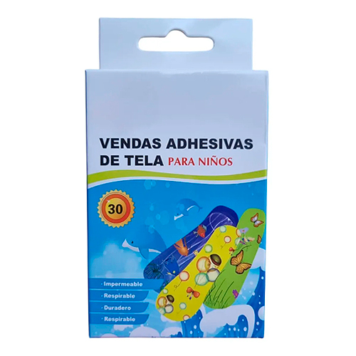 Vendas Adhesivas Tela Sushop x Pack 60 Mixto Niños