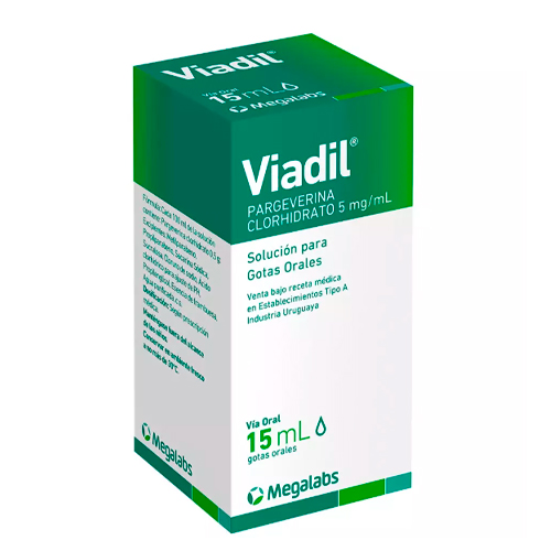 Viadil Pargeverina 5mg/ml Oral Gotas x 15ml (Cenabast) DESCUENTO