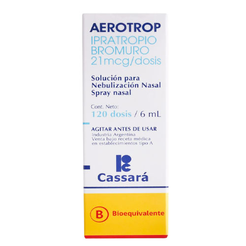 Aerotrop Sray Nasal 21 Mcg x 120 Dosis