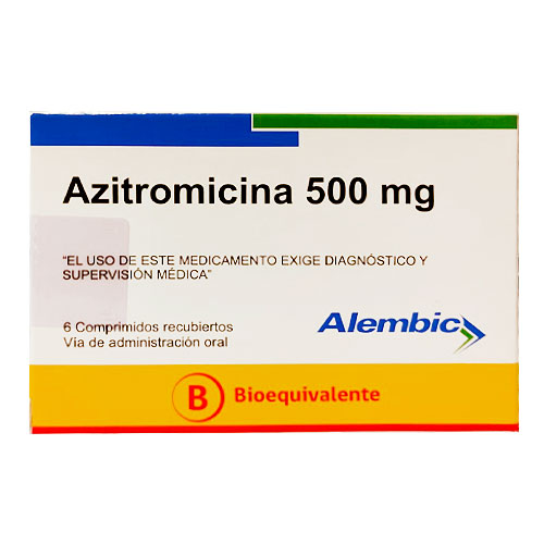 Azitromicina 500 mg x 6 comprimidos