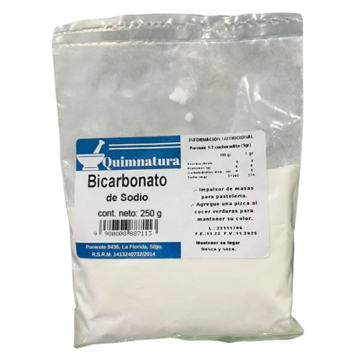 Bicarbonato De Sodio Quimnatura x 250g