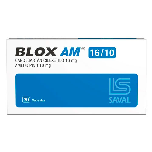 Blox AM 16mg/10 mg x 30 cápsulas
