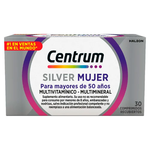 Centrum Silver Mujer x 30 Comprimidos